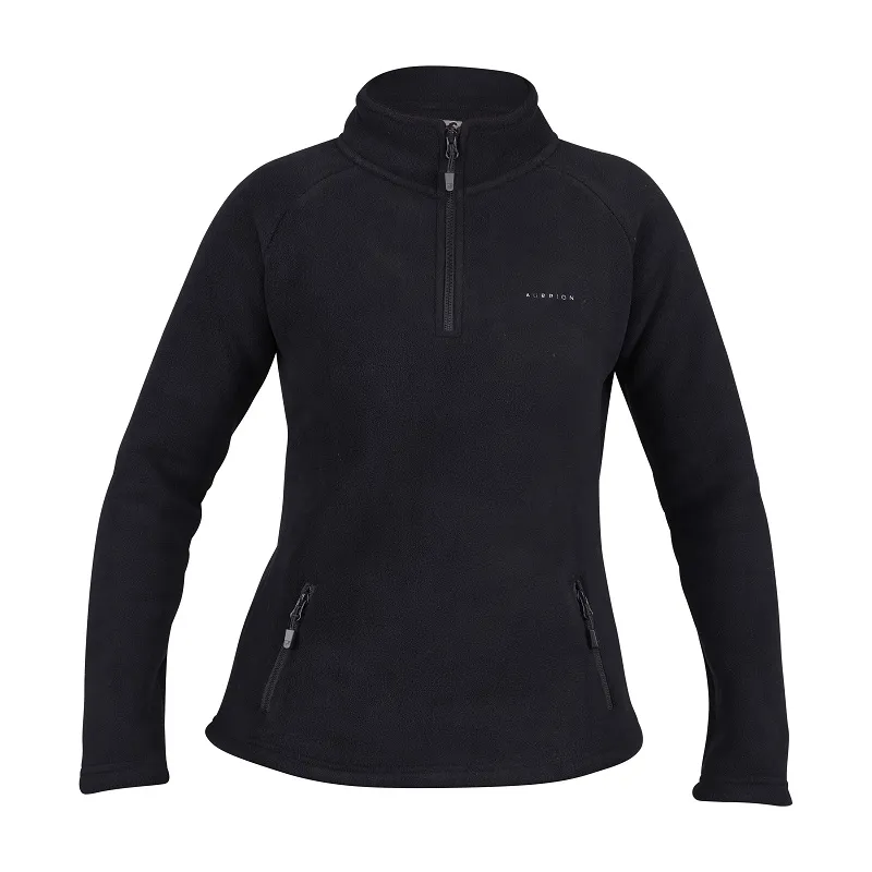 Aubrion Restore Half Zip Fleece Ladies in Black